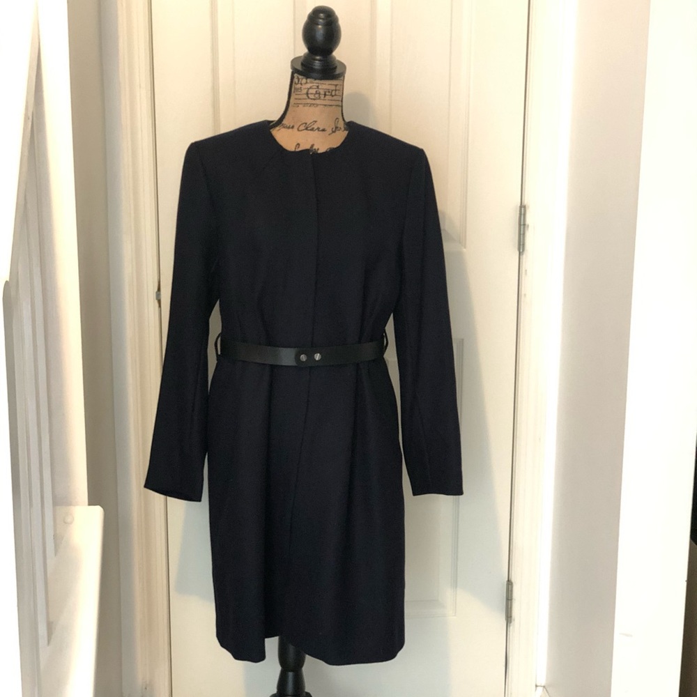 Navy Blue Zip Up Jacket from H&M